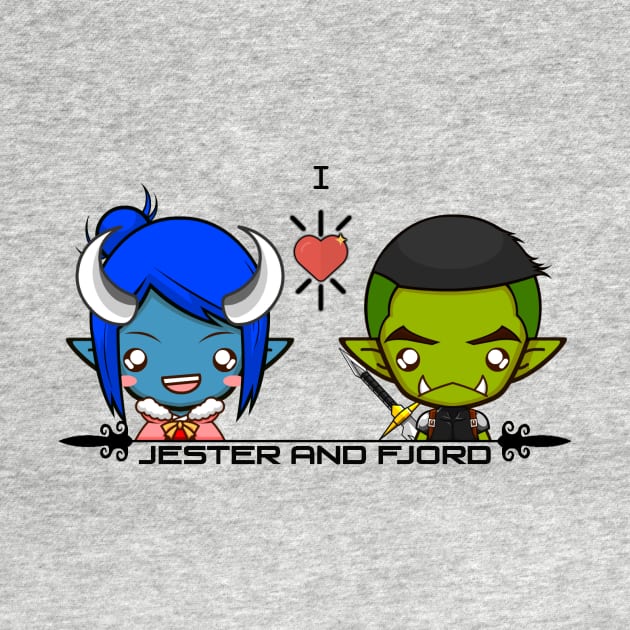 Jester and Fjord by StormTrooperSlushi